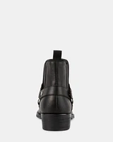 HORTONN BLACK LEATHER