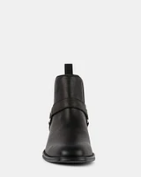 HORTONN BLACK LEATHER