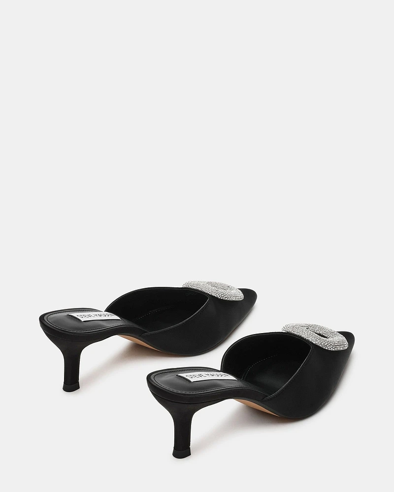 INTIMIDATE BLACK SATIN