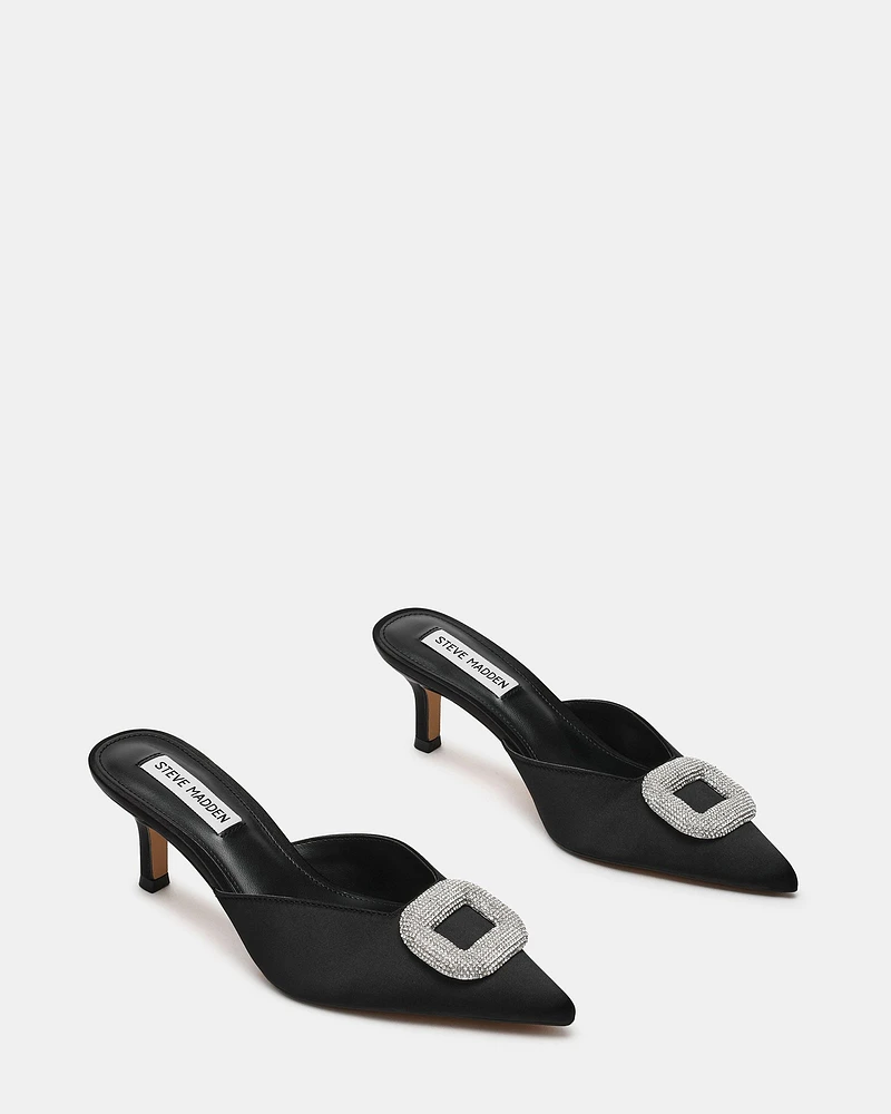 INTIMIDATE BLACK SATIN