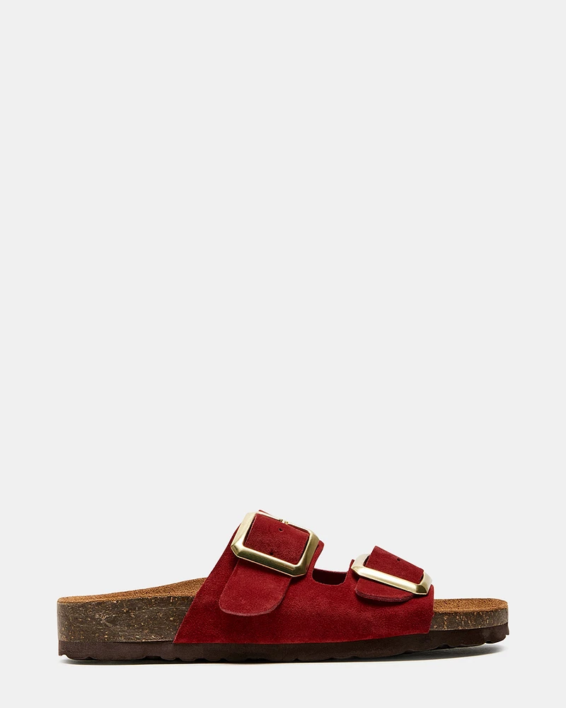 JESSEE RED SUEDE