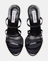 KAMEA BLACK LEATHER