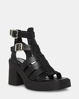 KIONA BLACK LEATHER