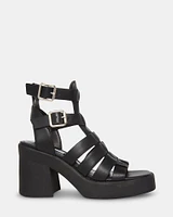 KIONA BLACK LEATHER