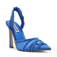 LARYSA BLUE SATIN