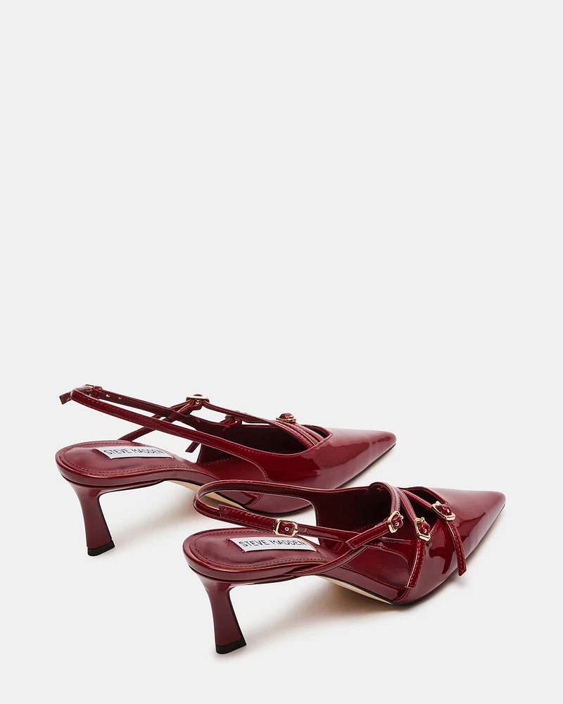 LIANA BURGUNDY PATENT
