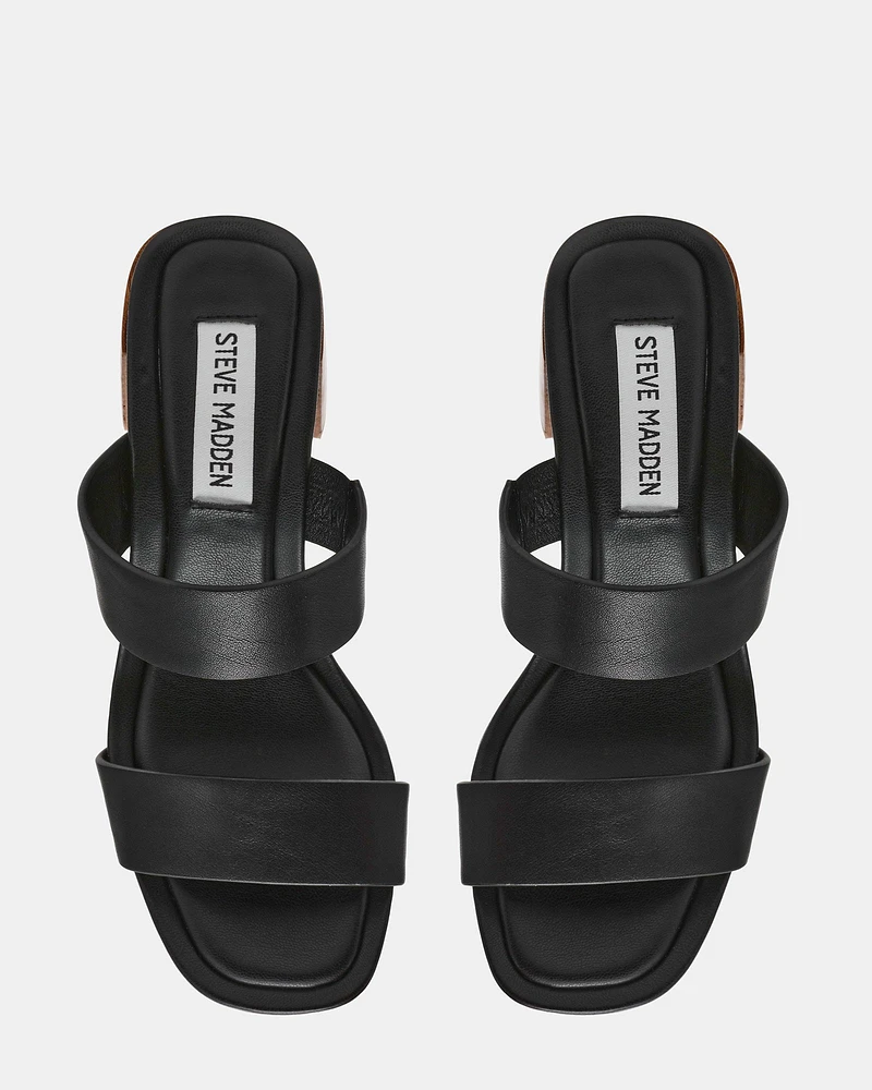 LILIANN BLACK LEATHER