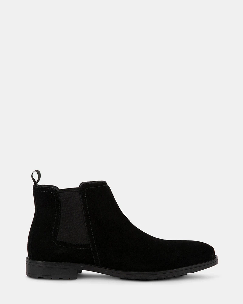LYNARD BLACK SUEDE