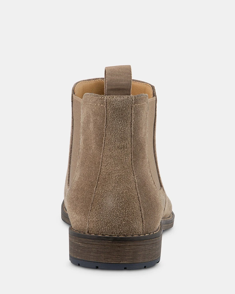 LYNARD TAUPE SUEDE