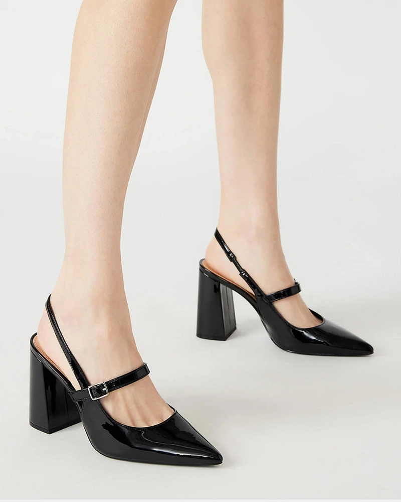 MAEGAN BLACK PATENT