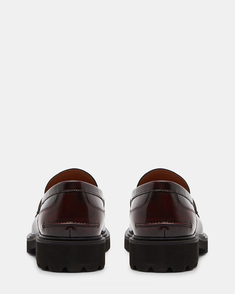 MAISONN BURGUNDY LEATHER