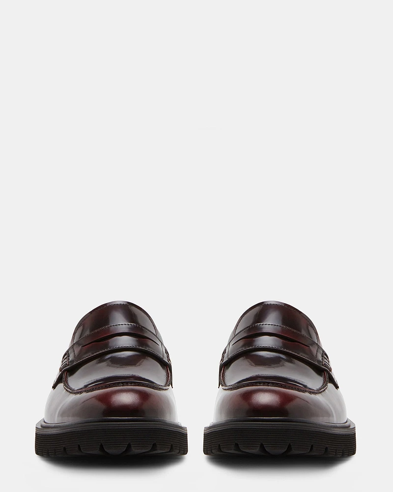 MAISONN BURGUNDY LEATHER
