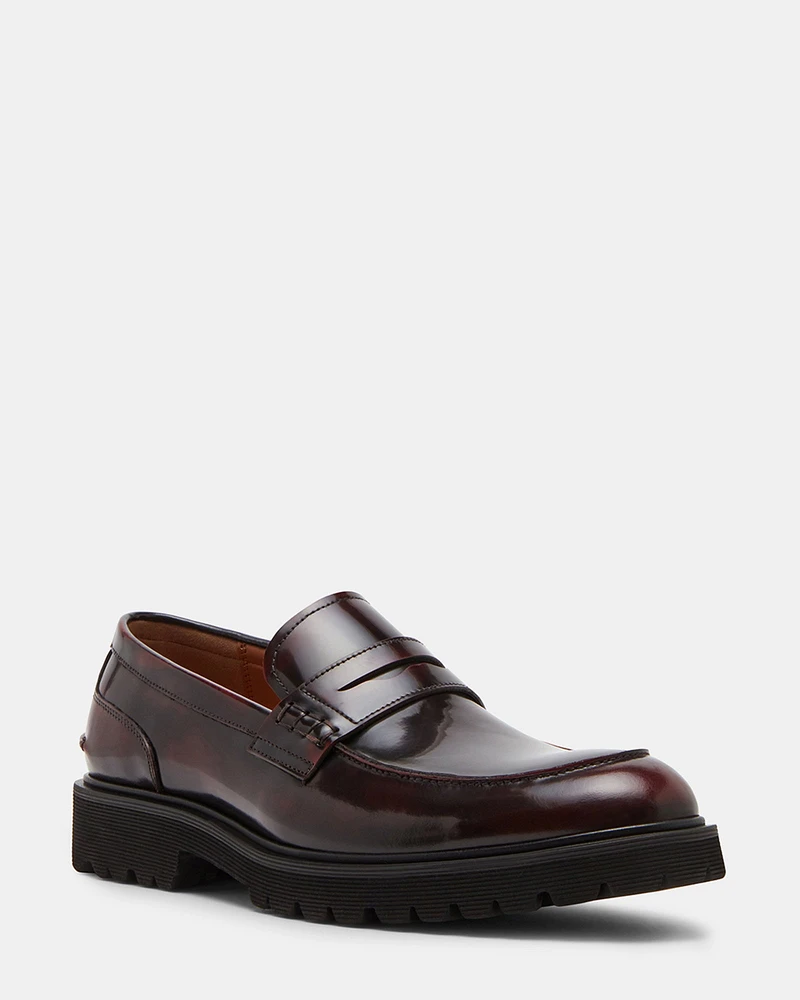 MAISONN BURGUNDY LEATHER