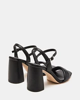 MAREENA BLACK LEATHER