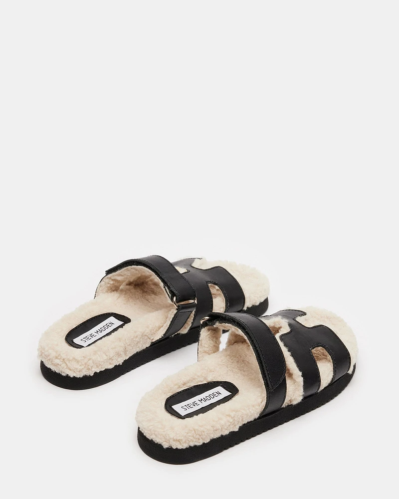 MAYVEN-F BLACK LEATHER
