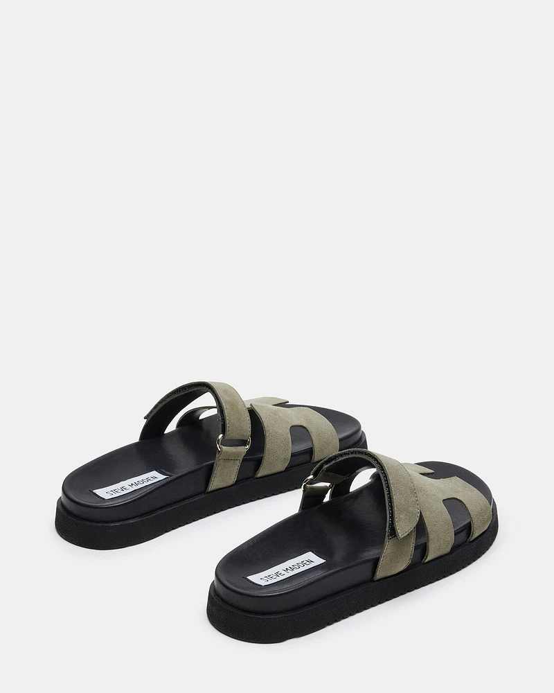MAYVEN KHAKI SUEDE