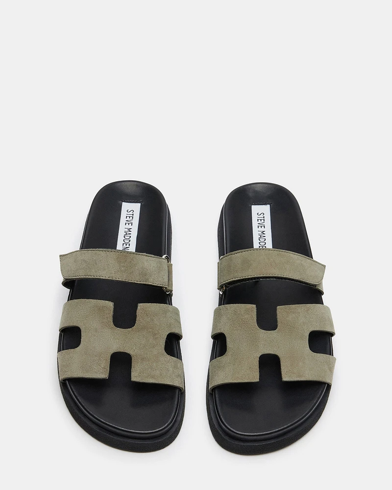 MAYVEN KHAKI SUEDE