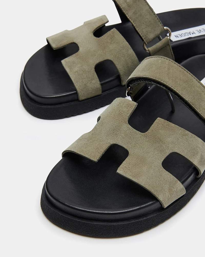 MAYVEN KHAKI SUEDE
