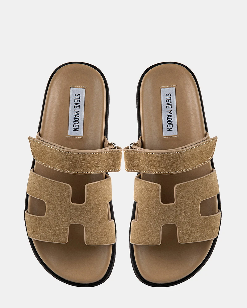 MAYVEN TAUPE SUEDE