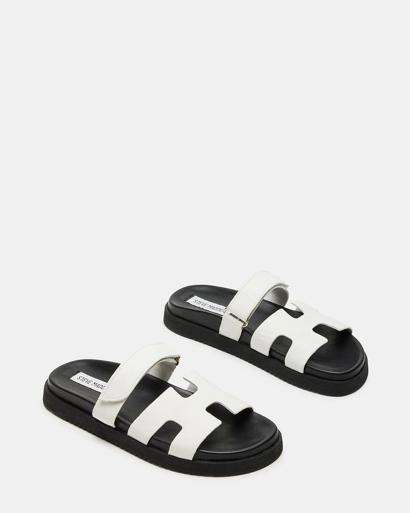 MAYVEN WHITE LEATHER