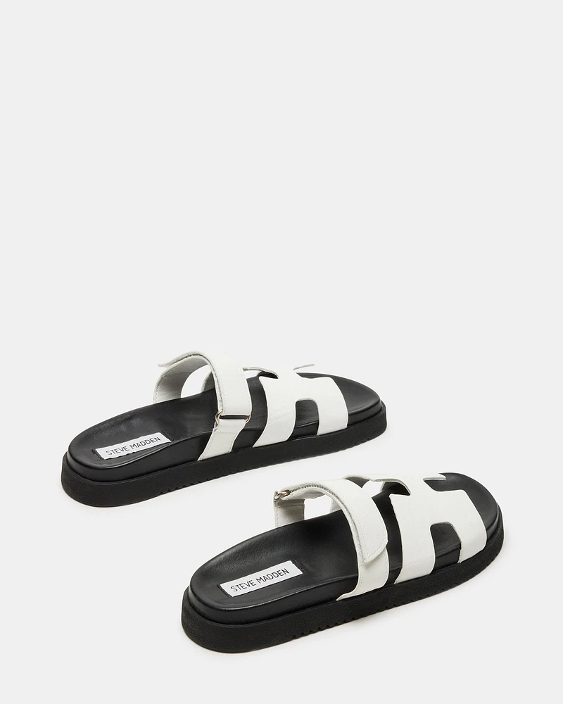 MAYVEN WHITE LEATHER