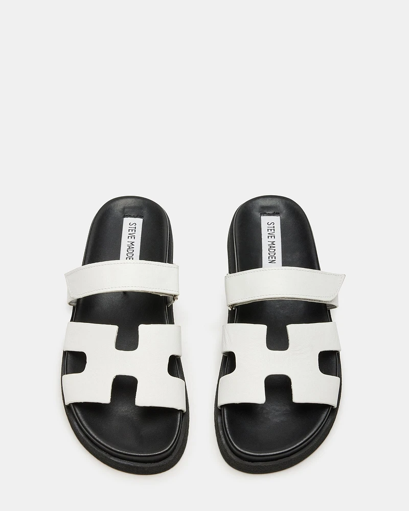 MAYVEN WHITE LEATHER