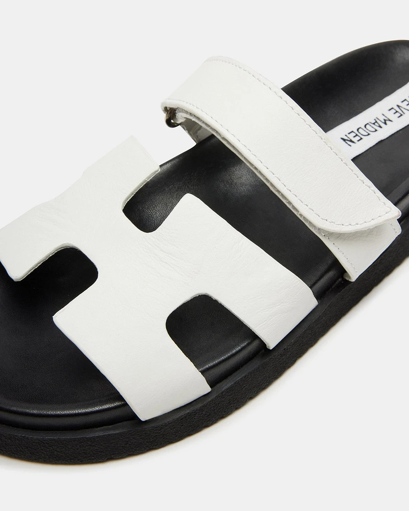 MAYVEN WHITE LEATHER