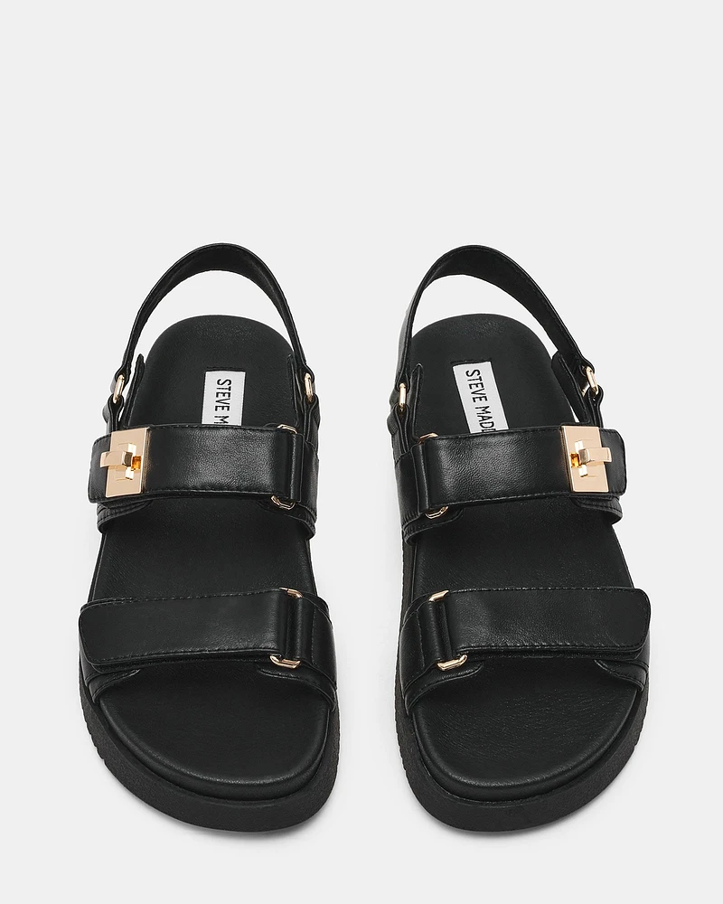 MONA BLACK LEATHER