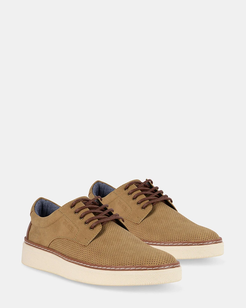 P-OXFORD TAUPE NUBUCK