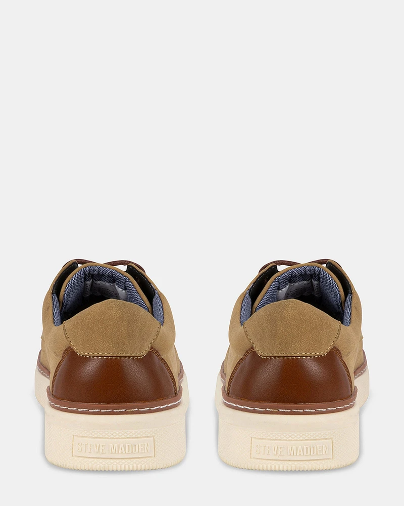 P-OXFORD TAUPE NUBUCK