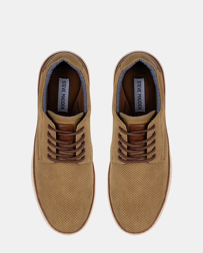 P-OXFORD TAUPE NUBUCK