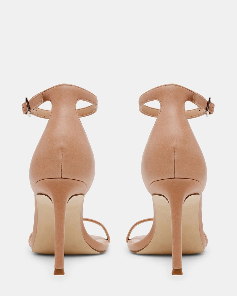 PIKED NATURAL LEATHER