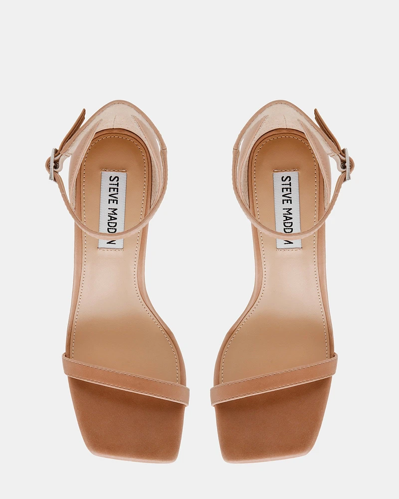 PIKED NATURAL LEATHER