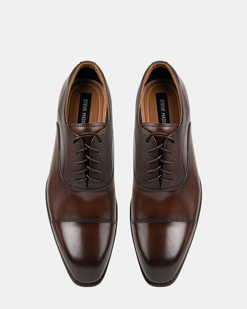 PLAKARD BROWN LEATHER