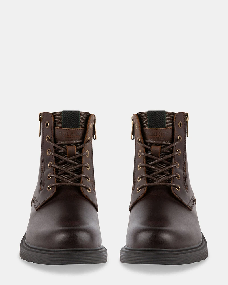 QUARTZ BROWN LEATHER