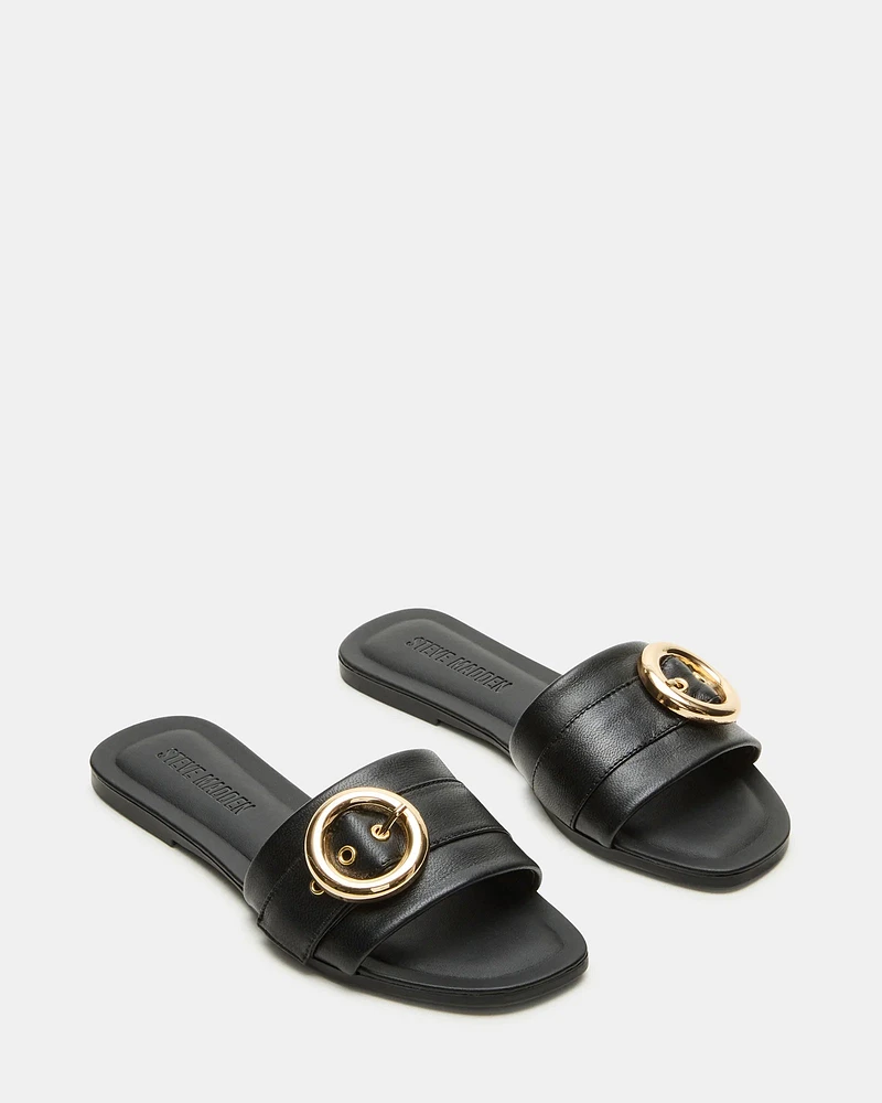 REEFF BLACK LEATHER