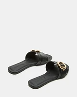 REEFF BLACK LEATHER