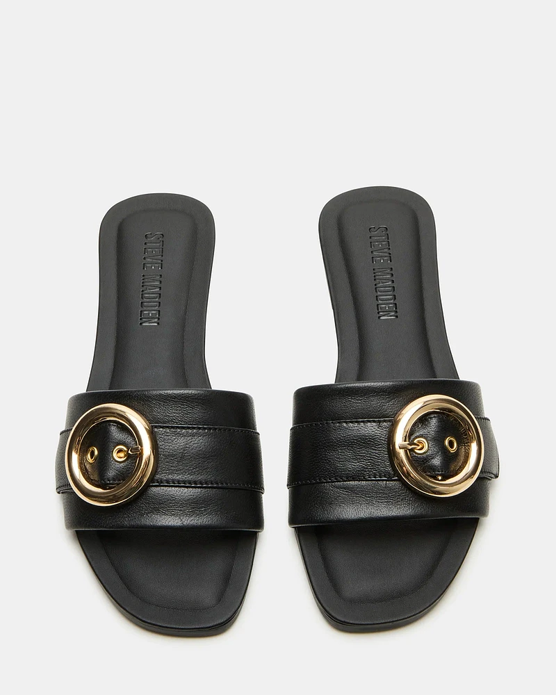REEFF BLACK LEATHER