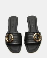 REEFF BLACK LEATHER