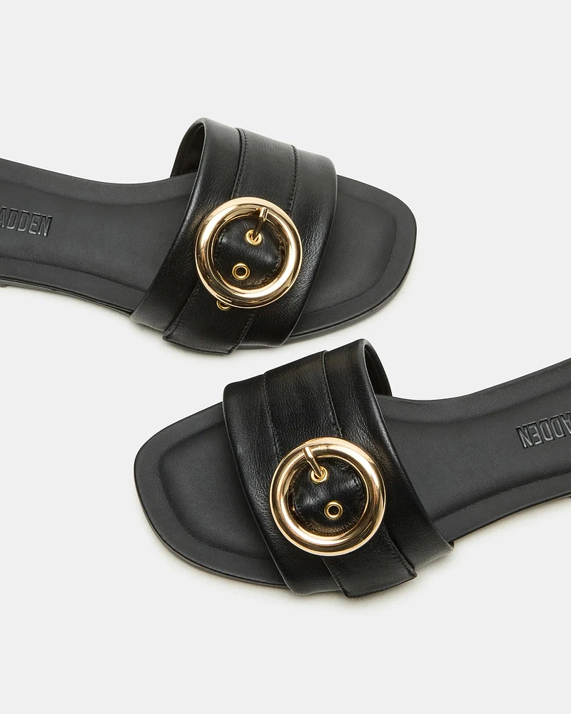 REEFF BLACK LEATHER