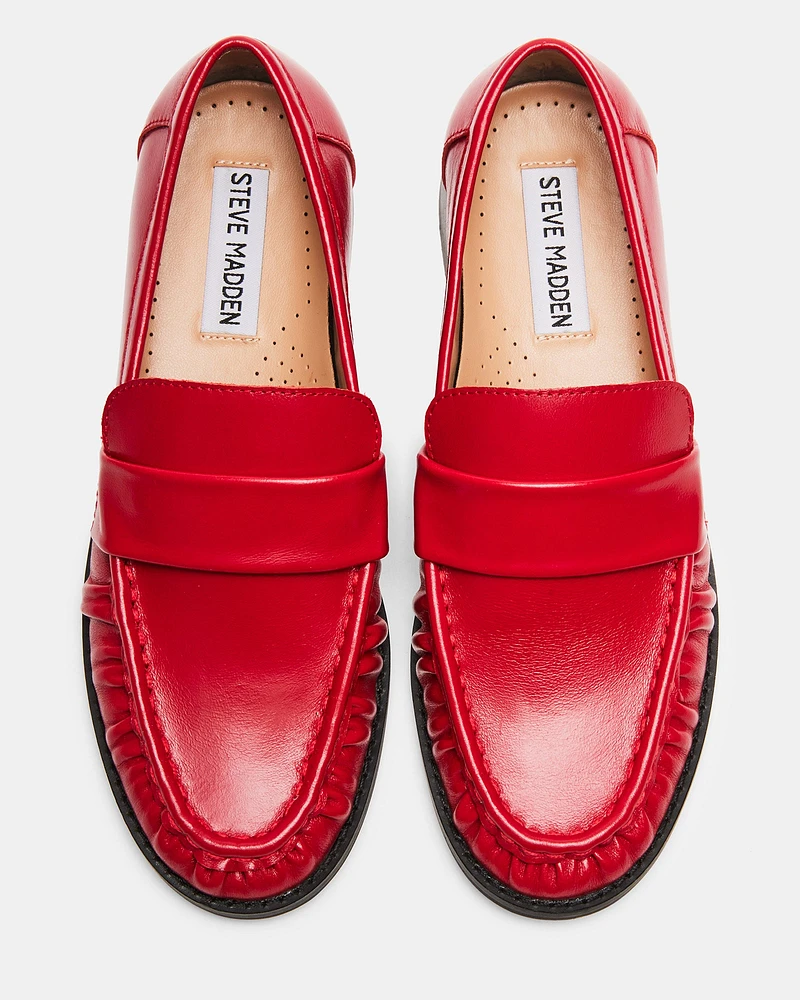 RIDLEY RED LEATHER