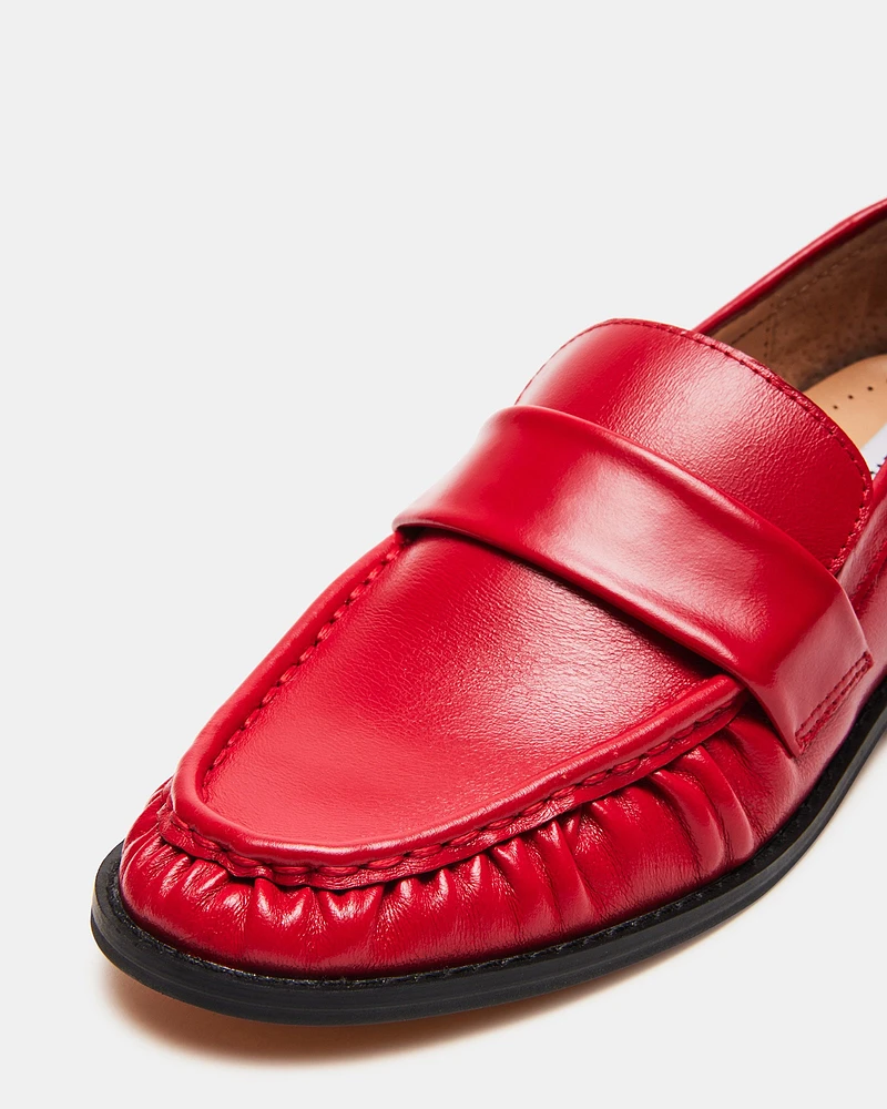 RIDLEY RED LEATHER
