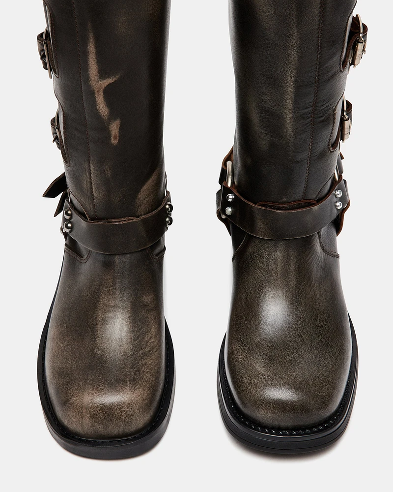 ROCKYY BROWN LEATHER