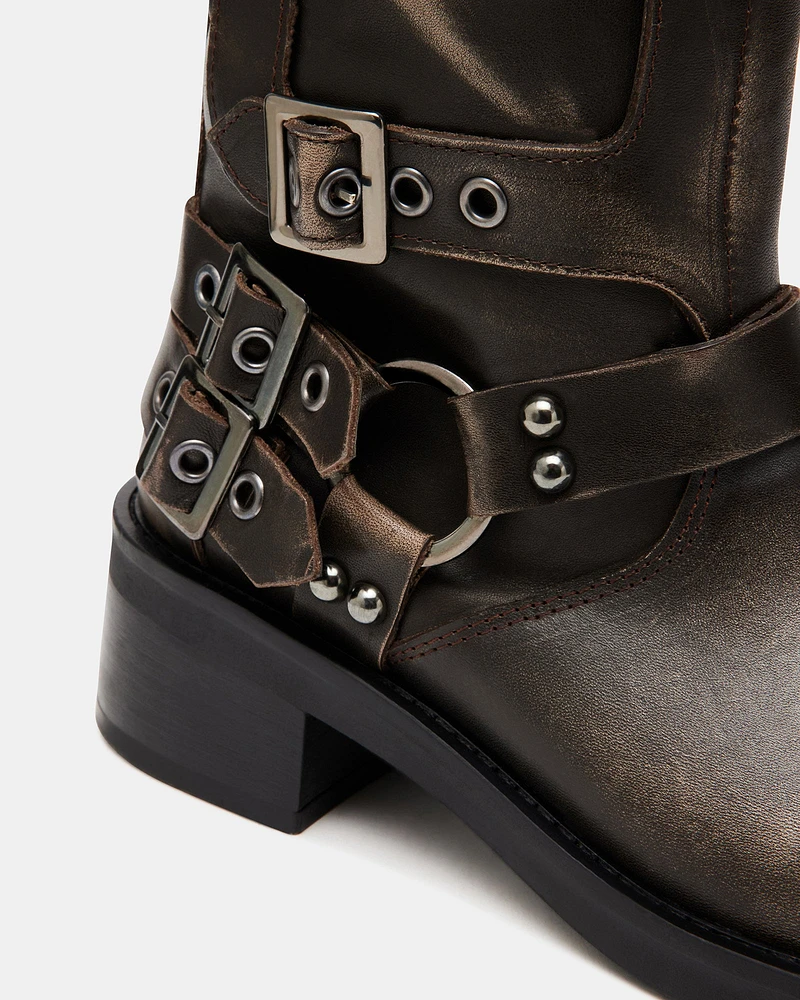 ROCKYY BROWN LEATHER