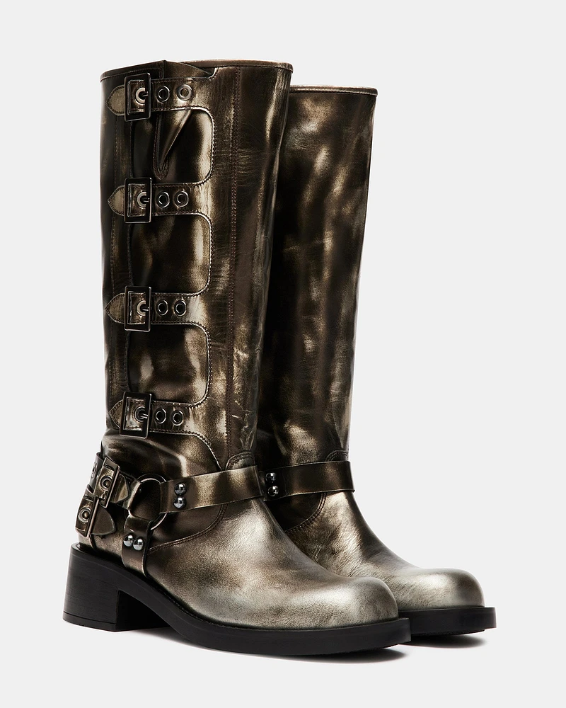 ROCKYY SILVER LEATHER