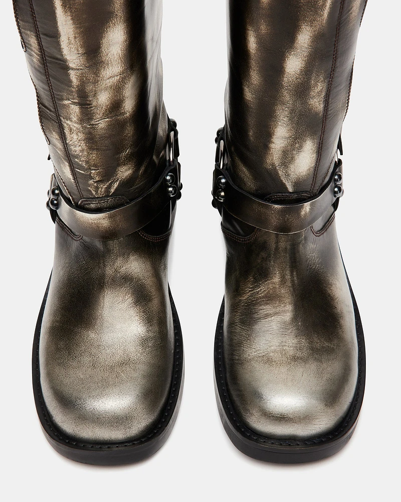 ROCKYY SILVER LEATHER