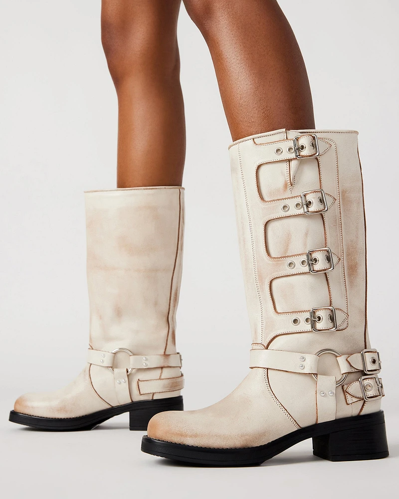 ROCKYY WHITE LEATHER