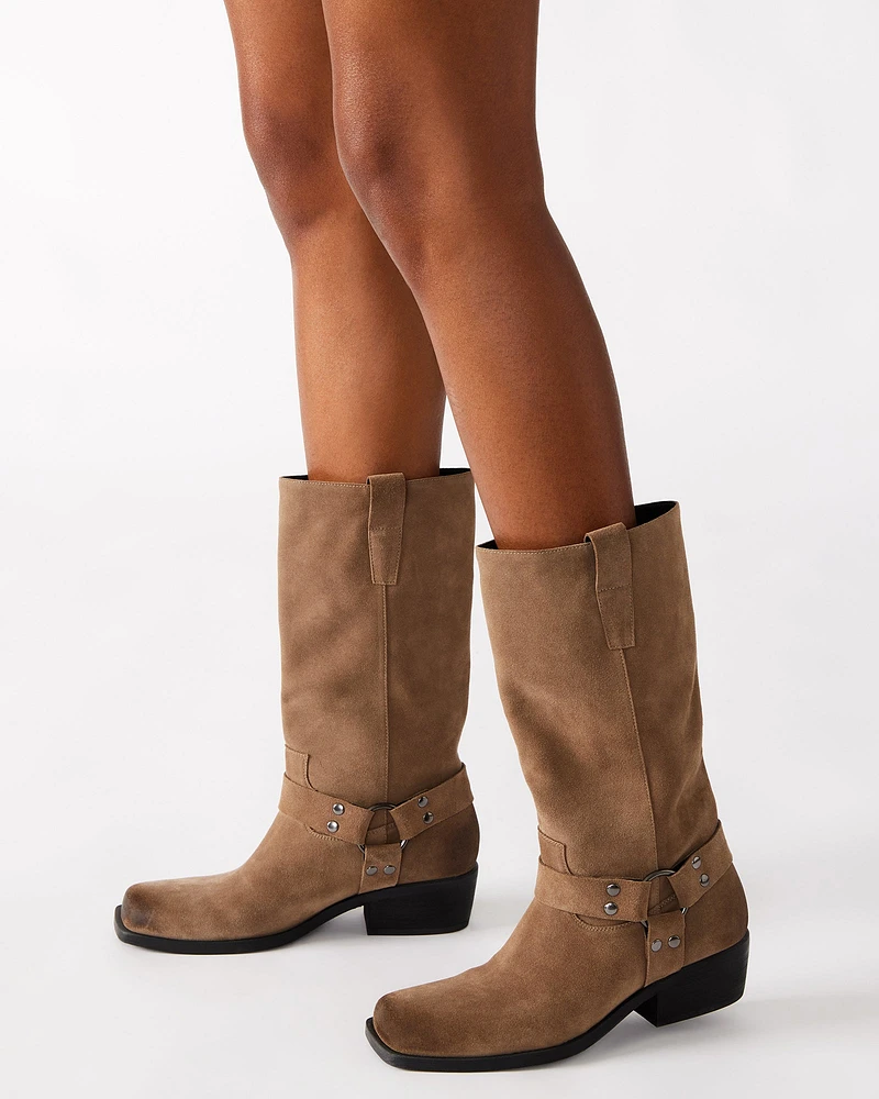 RUSKIN TAUPE SUEDE