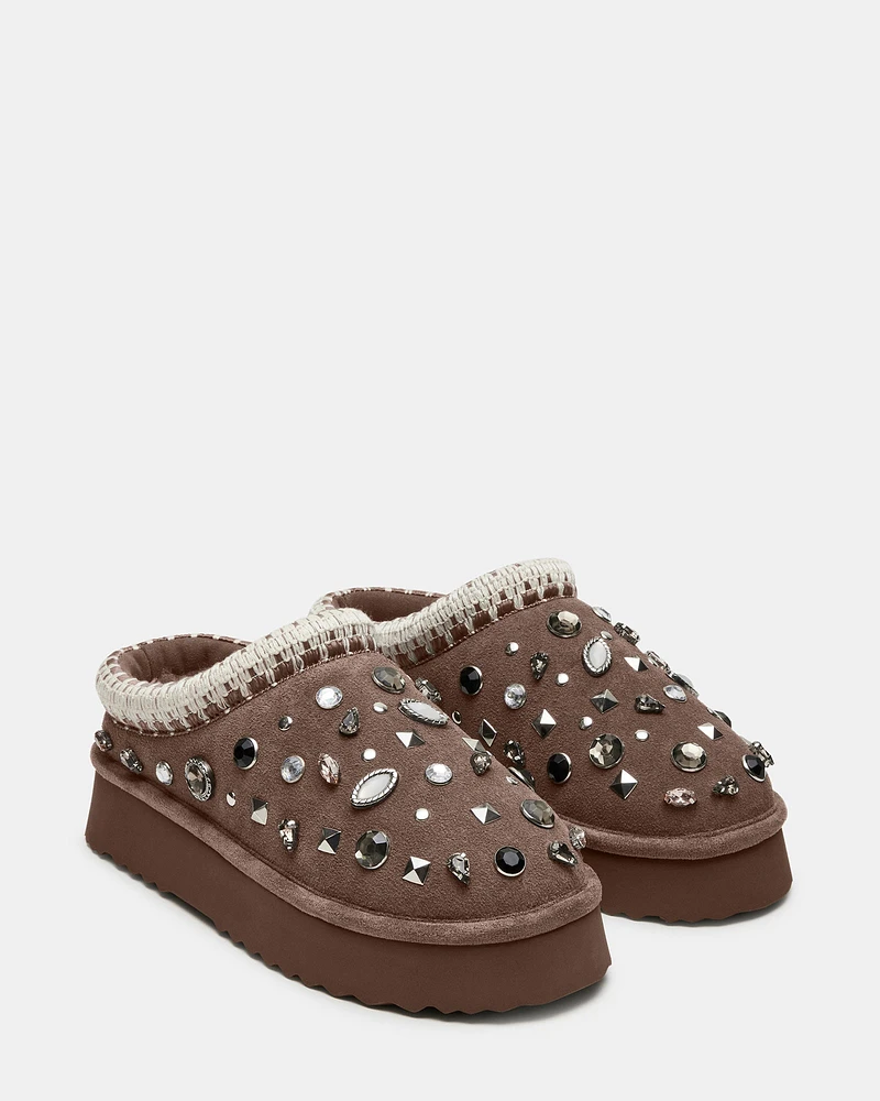 SELENA-R GREY SUEDE