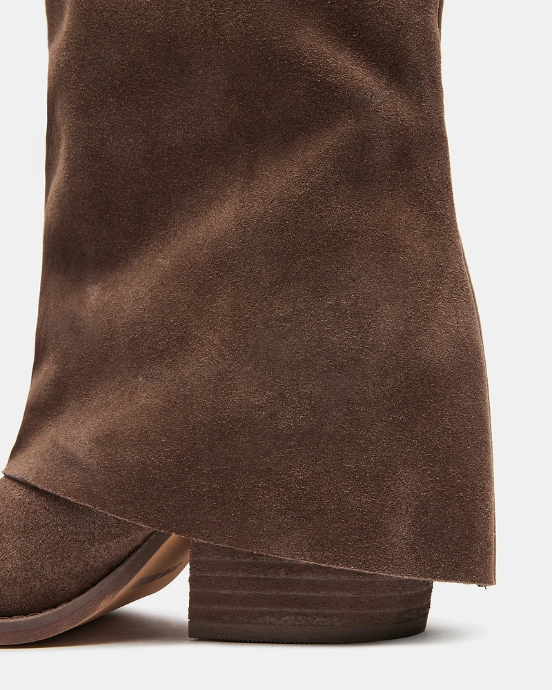 SORVINO TAUPE SUEDE